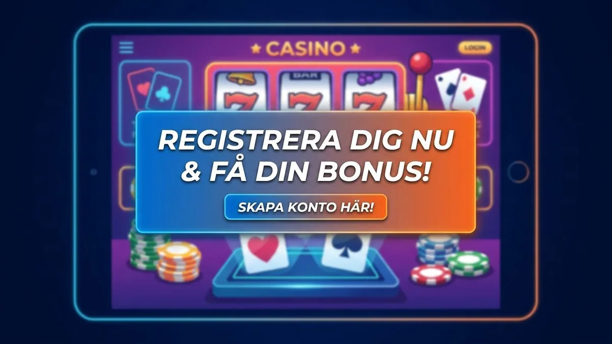 Registrera dig med bonus